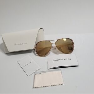 Michael Kors Rose Gold Womens Sunglasses